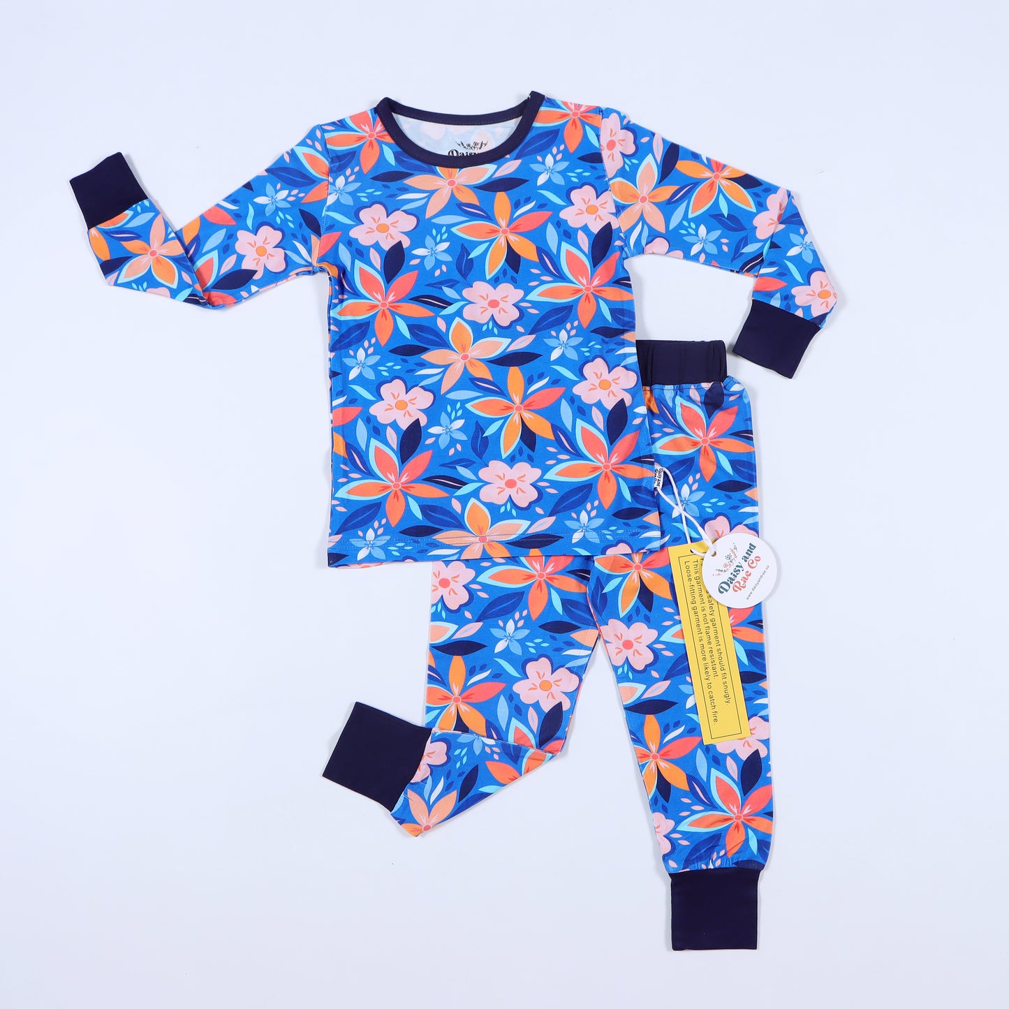 Hawaiian Blooms 2-piece Pajamas