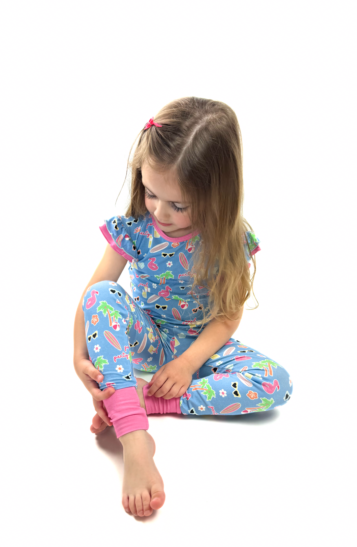 Pink Pool Party 2-piece PJ's