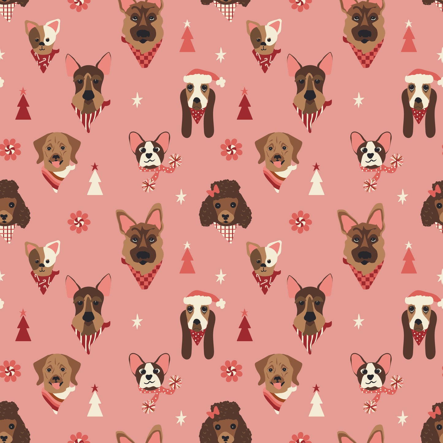 Santa Paws Zippy (Pink)
