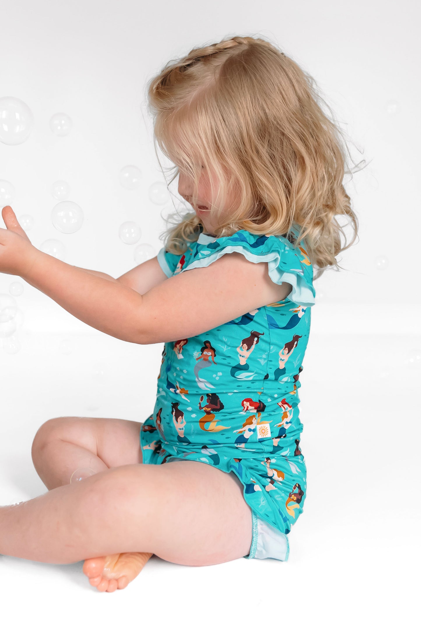 Sea Sisters Ruffle Shorts Set