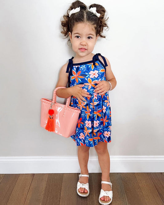 Hawaiian Blooms Toddler Dress