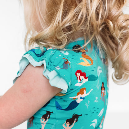 Sea Sisters Ruffle Shorts Set